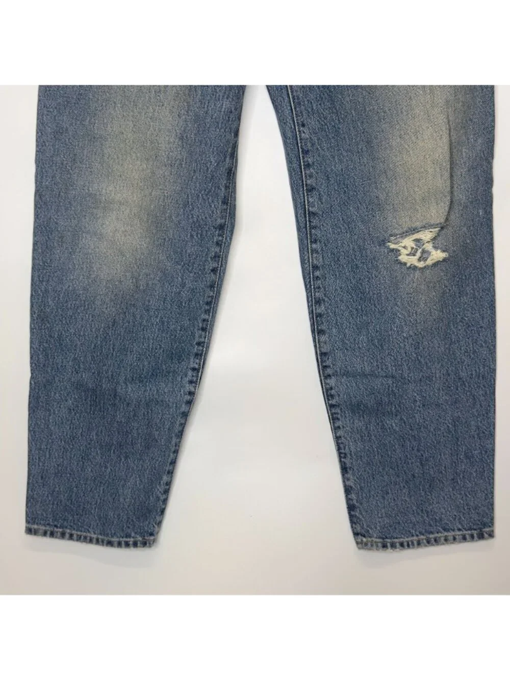 Levi's Made & Crafted Jane Crop Jeans Womens 27 High Rise Button Fly Distressed